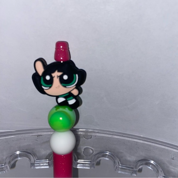 Beaded Focal Pen Power Puff Girl - Picture 3 of 6